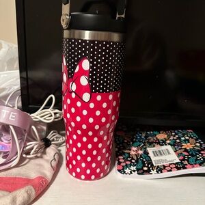 Polka Dot Travel Mug with Bow